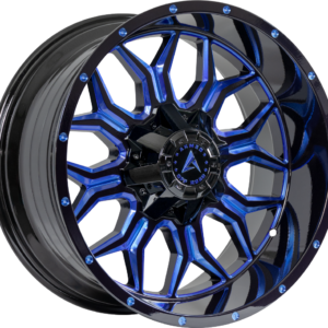 ARMED OFF-ROAD INFANTRY 87.1 20x9 Blank 12 GLOSS BLACK BLUE MILLED