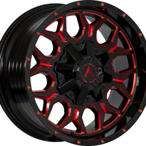 ARMED OFF-ROAD INFANTRY 87.1 20x12 Blank -44 GLOSS BLACK RED MILLED