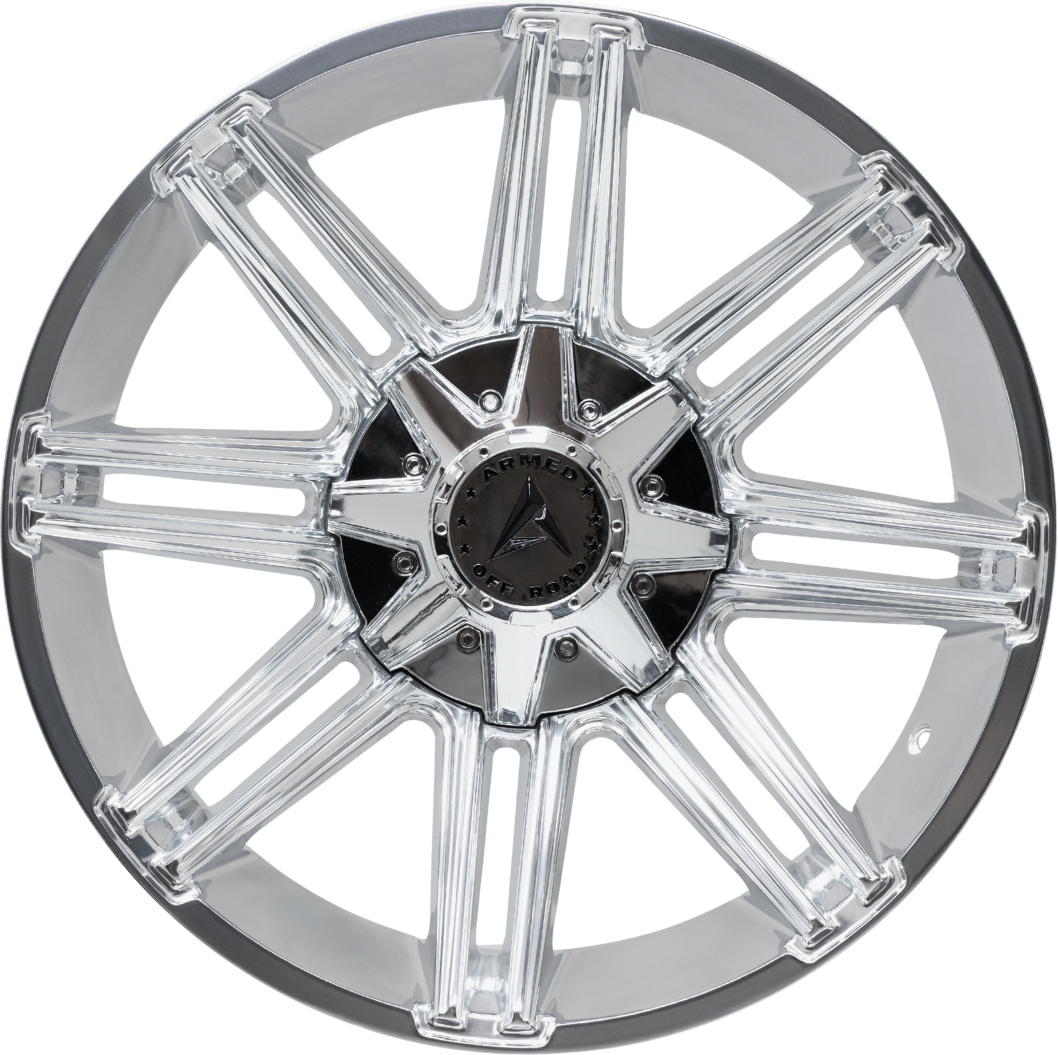 ARMED OFF-ROAD CHOPPER 78.1 20x10 5x127|5x139.7 -18 FULL POLISHED - Image 2