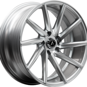 ARMED STREET .38 CAL 74.1 17x7.5 5x112|5x114.3 38 GLOSS SILVER MACHINED FACE