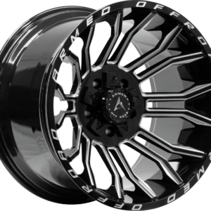 ARMED OFF-ROAD HAVOC 108.1 22x12 6x135|6x139.7 -44 GLOSS BLACK MILLED