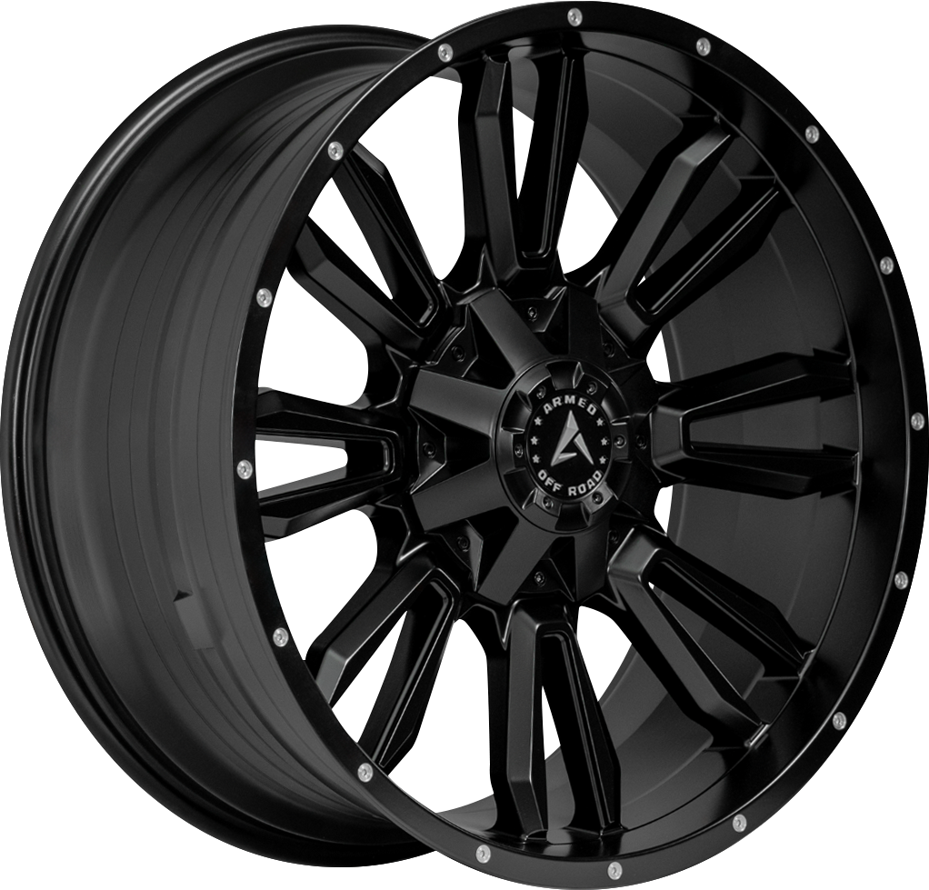 ARMED OFF-ROAD DAGGER 78.1 20x10 5x127|5x139.7 -24 SATIN BLACK