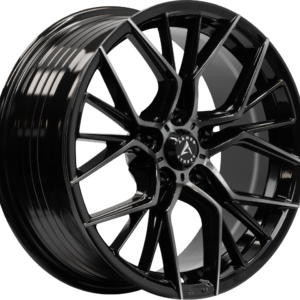 ARMED STREET TACTICAL 74.1 17x7.5 5x108|5x110 30 GLOSS BLACK MACHINED + BLACK CLEAR COAT