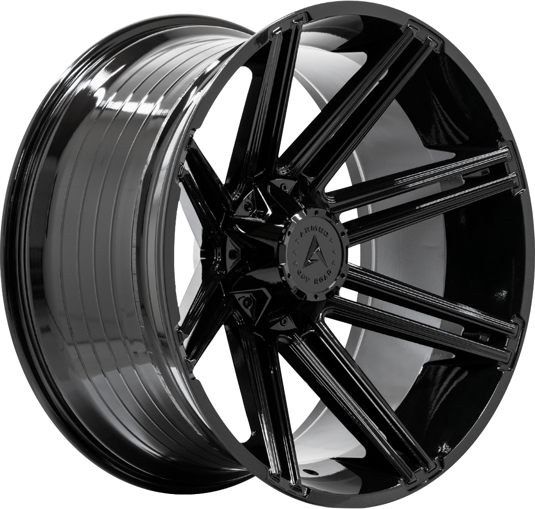 ARMED OFF-ROAD CHOPPER 125.1 24x12 Blank-8(165.1-180mm) -44 FULL GLOSS BLACK