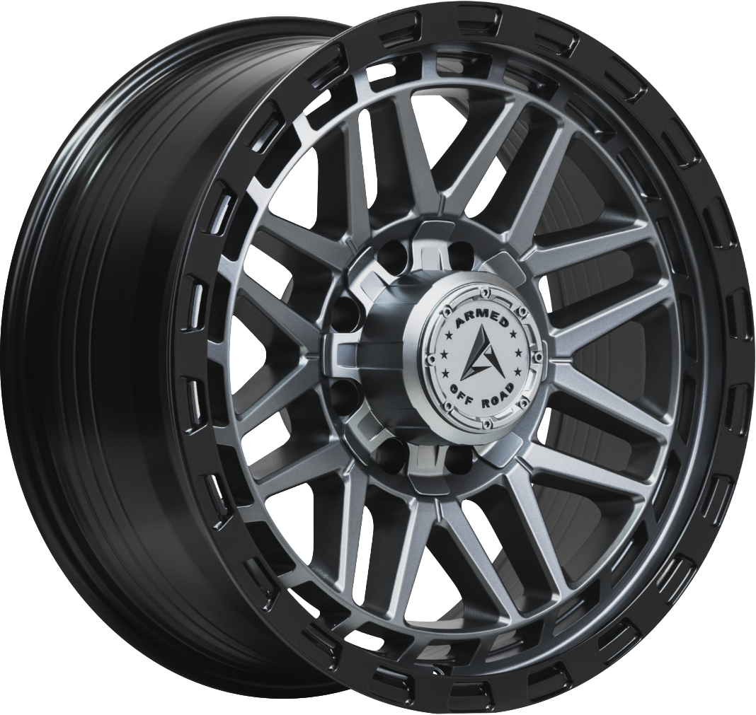 ARMED OFF-ROAD TANK 125.1 20x9 8x165.1|8x170 0 MATTE BLACK + GUNMETAL FACE