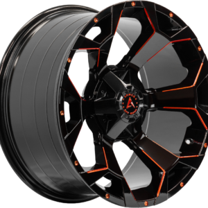 ARMED OFF-ROAD BOMBER 108.1 20x10 6x135|6x139.7 0 GLOSS BLACK RED MILLED