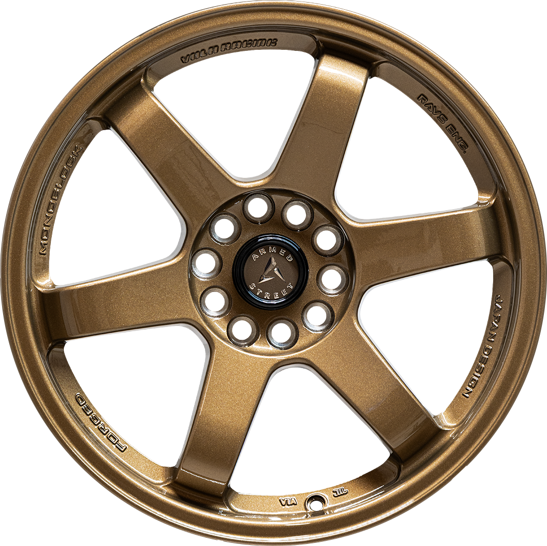 ARMED STREET VETERAN 74.1 19x8.5 5x112|5x114.3|5x120 30 GLOSS BRONZE - Image 2