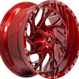 ARMED OFF-ROAD CARNAGE 108.1 20x10 6x135|6x139.7 -18 CANDY RED + MILLING & ARMED WRITING