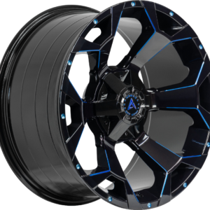 ARMED OFF-ROAD BOMBER 110.1 20x10 5x139.7|5x150 0 GLOSS BLACK BLUE MILLED